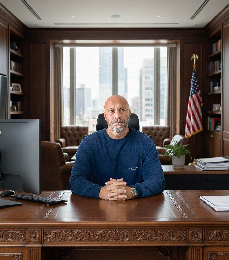 Mario Radosavljevic Blackstone Group OPS Office Picture. Standard military nutrition focuses on caloric intake, but ignores structural resilience. ONS-01 was engineered to treat the 'Human Weapon System' as mission-critical infrastructure.We have moved beyond nutrition into Force Preservation, ensuring that the individual soldier remains structurally sound and mission-capable under sustained operational stress.