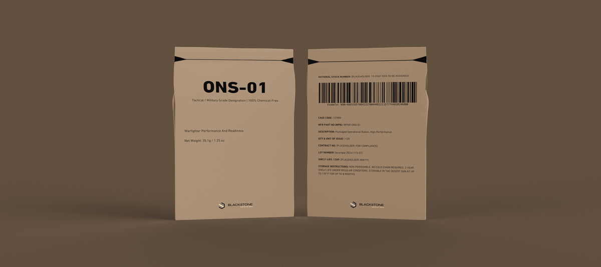 ONS-01 Blackstone Grouip OPS Warfighter Performance and Readiness Pouch Design.