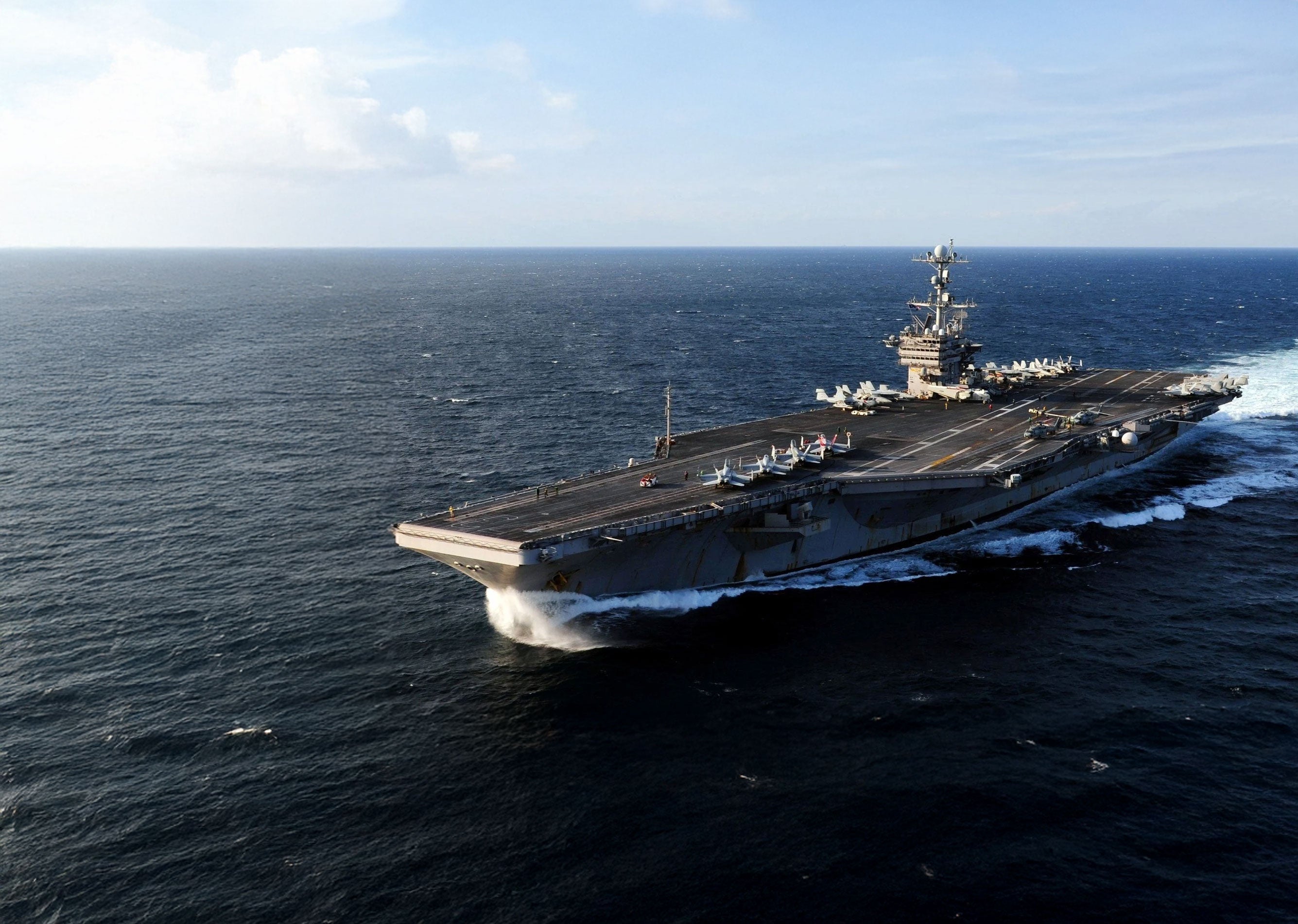 USS-Gerald-R-Ford-helicopter-view-Blackstone-Group-OPS.